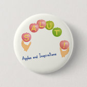 SALUT! 缶バッジ (正面)