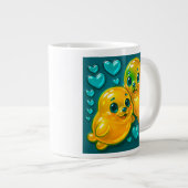 Salut les phoques ジャンボコーヒーマグカップ (正面右)