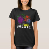 Salute Fireworksのカスタマイズ Tシャツ (正面)