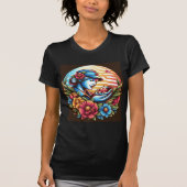 Saluting Momsスリム Tシャツ (正面)