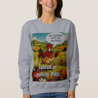 salvad al pollito pito スウェットシャツ