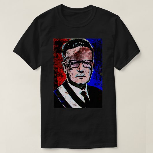 Salvador Allende Gossens Tシャツ (デザイン正面)