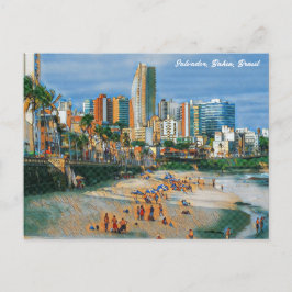Salvador, Bahia, Brasil Praia do Farol da Barra ポストカード