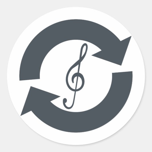 "Salvage Sounds"ステッカーシート ラウンドシール (正面)