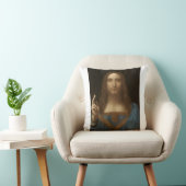 Salvator Mundi by Leonardo da Vinci クッション (椅子)