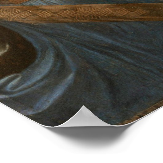 Salvator Mundi by Leonardo da Vinci ポスター (角)