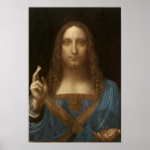 Salvator Mundi by Leonardo da Vinci ポスター (正面)