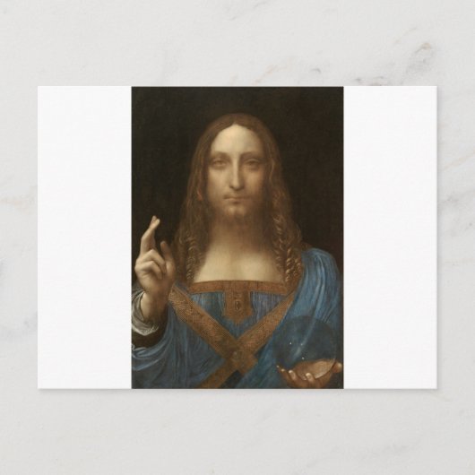 Salvator Mundi by Leonardo da Vinci ポストカード (正面)