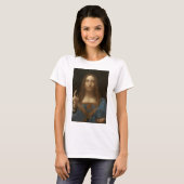 Salvator Mundi by Leonardo da Vinci Tシャツ (正面フル)