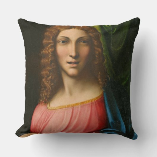 Salvator Mundi、c. 1515年(パネルの油) クッション (正面)