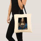Salvator Mundi, Jesus Christ, Leonardo da Vinci トートバッグ (正面(商品))