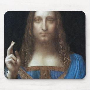 Salvator Mundi, Jesus Christ, Leonardo da Vinci マウスパッド