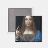 Salvator Mundi, Jesus Christ, Leonardo da Vinci マグネット (正面/裏面)