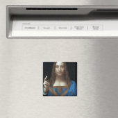 Salvator Mundi, Jesus Christ, Leonardo da Vinci マグネット (インサイチュ (食洗機))