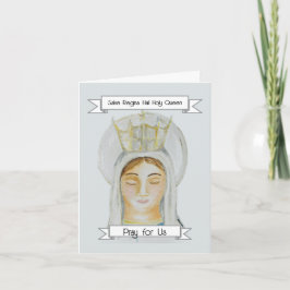 Salve Regina, Queen - I for 祈 You Card ノートカード