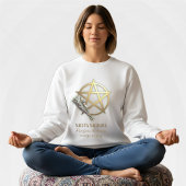 Salvia sagrada Pentáculo dorado スウェットシャツ