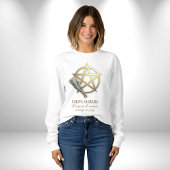 Salvia sagrada Pentáculo dorado スウェットシャツ