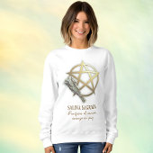 Salvia sagrada Pentáculo dorado スウェットシャツ
