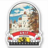 Salzburg Anif Österreich Souvenir  シール (正面)