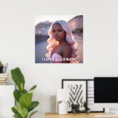 SALZBURG - AUSTRIA - I LOVE SALZBURG ポスター (ホームオフィス)