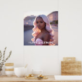 SALZBURG - AUSTRIA - I LOVE SALZBURG ポスター (キッチン)