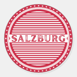 Salzburg City Pride Emblem – Austria Identity ラウンドシール