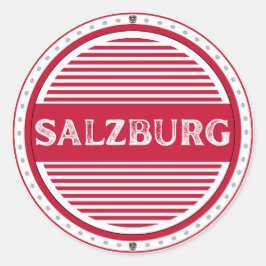 Salzburg City Pride Emblem – Austrian Identity ラウンドシール