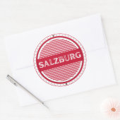 Salzburg City Pride Emblem – Austrian Identity ラウンドシール (封筒)