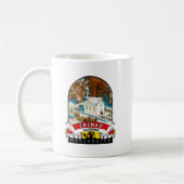 Salzburg Ebenau Österreich Souvenir コーヒーマグカップ (左)
