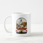 Salzburg Henndorf am Wallersee Österreich Souvenir コーヒーマグカップ (左)