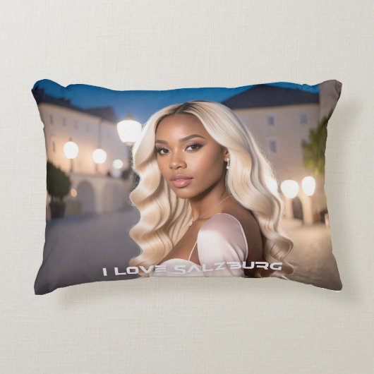 SALZBURG - I LOVE SALZBURG アクセントクッション (正面)