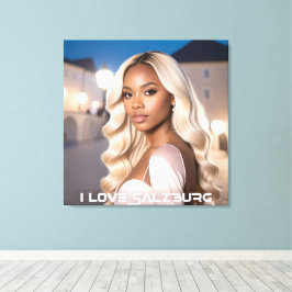 SALZBURG - I LOVE SALZBURG キャンバスプリント