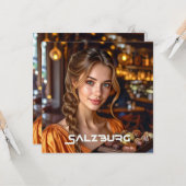 SALZBURG - LOVE FROM AUSTRIA カード (正面/裏面インサイチュ)