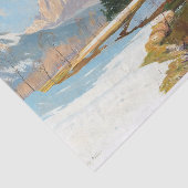 Salzburger Alps-View，冬のデコページ 薄葉紙 (詳細)