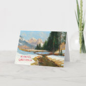 Salzburger Alps-View，冬 カード (正面)