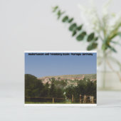 Salzungenと城、Seebberg、Thuringiaから ポストカード (スタンド正面)