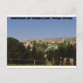 Salzungenと城、Seebberg、Thuringiaから ポストカード (正面)