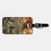 SamとFRODO™が山Doomに近づいている ラゲッジタグ (正面横)