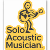 SAMロゴカスタム切り4"x4"ステッカー シール (正面)