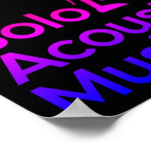 SAMロゴ縦型ポスター枠でサイズを選択 ポスター (角)