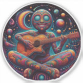 SAM Cosmic Circleのカスタムカットビニールシール シール (正面)