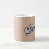 Sam - Nom personnalisé コーヒーマグカップ (中央)