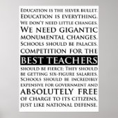 Sam Seaborn教育演説The West Wing ポスター (正面)