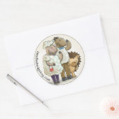 Sam the Hedgehog – ステッカー#1 ラウンドシール (封筒)