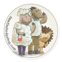 Sam the Hedgehog – ステッカー#1