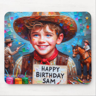 SAM to Zany Cowboy誕生日ギフト~ マウスパッド
