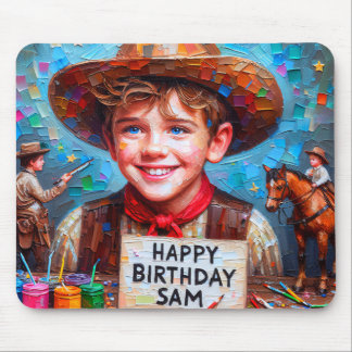 SAM to Zany Cowboy誕生日ギフト～ マウスパッド
