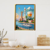 Samara Russia Space Heritage Travel ポスター (キッチン)
