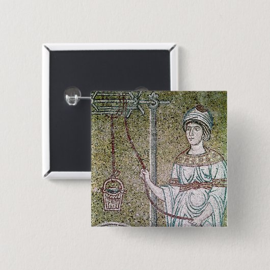 Samariaの女性 缶バッジ (正面&裏面)