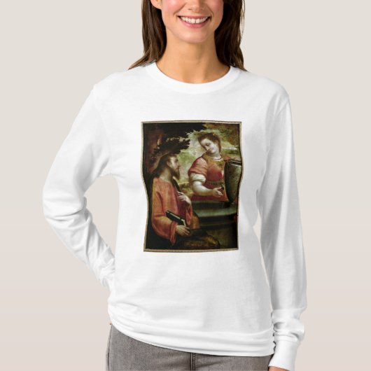 Samaria、c.1575-80のキリストそして女性 Tシャツ (正面)